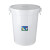 定制加厚大号储水桶蓄水桶储水用发酵桶腌菜酿酒塑料大白桶HKNA 加厚蓝色120升(无盖)装水208斤