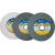 金罗玛 KR-022 陶瓷砂轮片平面树脂沙轮抛光打磨床砂轮机磨刀机砂轮60# 400*40*127白刚玉WA 