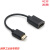 Micro Mini高清接口转HDMI标准4K转接线60HZ转接头小转大微型迷你 Micro HDMI接口 15厘米支持4K@6 0.5m及以下