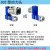 腾锟  2号BT30型防水结构型钻磨镗铣电机组合高精度动力头主轴头 蓝色普通BT30+2200W四极电机 
