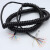 10芯弹簧线信号线带屏蔽0.2/0.3平方螺旋电缆线伸缩线编织屏蔽线 10芯0.2平方拉5米(OD 6MM )