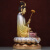 御京唐西方三圣佛像摆件坐像全铜大势至菩萨阿弥陀佛像观音菩萨供奉家用 16寸