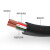 凤达 重型橡套软电缆 YC-450/750V-3*25 黑色 100m