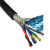 485双绞屏蔽线RVSP 2 4 10 12芯0.2/0.3/0.5平方通讯线 100米嘉博森 双绞屏蔽2芯X0.5(100米)