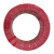 凤达 国标塑铜线软线 绝缘电线电缆 BVR1.5平方 红色 1米