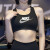 耐克（NIKE）女装新款运动胸衣背心高强度支撑瑜伽内衣健身训练快干运动文胸 DM0580-010 L