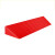 台阶斜坡垫塑料室内家庭用门槛板扫地机器人爬坡垫过门坎防滑三角 红色 长100宽7高1cm