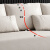 戈晏科技布沙发客厅整装直排大小户型沙发可拆洗实木布艺沙发 单人位 乳胶款(坐感Q弹)