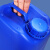 加厚级塑料桶水桶酒油壶5升公斤kg化工桶废液桶堆码桶方形桶 5L蓝色（4个）