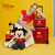 迪士尼迪士尼儿童行李箱女孩可坐骑学生密码拉杆箱男可爱卡通宝宝旅行箱 一起玩耍 红 19寸+12寸 子母箱