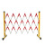 唯曼伸缩围栏可移动式隔离护栏绝缘电力施工围栏道路安全防护栏玻璃钢（管式） 白红色1.5米高*3米长