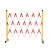 折叠式绝缘玻璃钢移动护栏伸缩围栏隔离栏杆电力施工道路安全防护 加厚红白色高1.2米*长6米