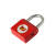 恩鸽 横开铁挂锁 文件柜锁 宿舍锁 箱包锁 抽屉锁 40 红色（定制）