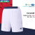 新款羽毛球服大赛服短袖速干上衣男女国家队苏迪曼杯比赛服定制 白色短裤 XL