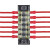 JIMDZ接线端子排TB 组合式接线连接排黄铜大功率端子3位固定件 TB端子连接排 TB1503(15A 3位）
