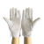 稳斯坦 WST528 白棉点塑手套（10双）礼仪劳保棉毛点塑点珠点胶防滑作业手套棉毛点塑