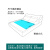 老人隔尿垫可洗防水卧床老年人用水洗隔夜垫瘫痪护理床单床垫 蓝色格子(4层) 90x150cm