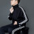 阿迪达斯（Adidas）外套男户外休闲时尚舒适防风夹克跑步透气运动服 TR30J1-BW黑白夹克 M