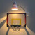 GJXBP迷你篮球架小夜灯迷你篮球架小夜灯NBA球队小球框创意桌面摆件送 湖人礼盒装不透明篮板礼盒1灯5