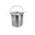 加油站专用铝桶油桶防爆铝桶圆桶加厚直型铝水桶锥形铝桶铝消防桶 一体直型桶带盖20L