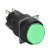 普力捷  自复位带灯按钮 圆形 绿色 24V 1NO/NC；XB6EAW3B1F