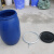色带盖子水桶化工桶法兰桶密 25铁箍桶（蓝色）