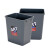苏识 YJ-A184 8升垃圾桶无盖塑料垃圾桶