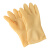 CKS-RJ01橡胶手套 劳保防滑防水防油污工作手套 黄色 1双