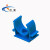 米星（MSTAR）PVC电工线管卡固定水管卡U型/鞍型/卡拼装 组装迫码 蓝色 Φ16(100个)