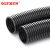 DLTXCN PE波纹管AD54.5塑料波纹管PE塑料波纹管 穿线软管电线电缆保护套保护管黑色电工电线软管 (25米)