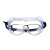 3M 1621AF 护目镜 防冲击防飞溅防雾 可同时佩戴眼镜 防风沙防护眼镜 1副装