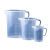 量杯  耐高温塑料透明刻度杯 加厚奶茶烘焙量杯 带盖量杯 250ml无盖