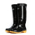回力 雨鞋防护塑胶雨鞋807高筒中筒防水防滑耐磨水靴 黑色-高筒 42