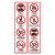 稳斯坦 W5605 (2张)乘坐电梯安全须知提示牌 使用注意事项说明贴 安全标识6(15*30cm)