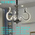 欧普（OPPLE）简约现代客厅灯具会所大气吊灯创意个性亚克力艺术主卧餐厅灯 3头无极调光+遥控+精灵