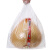 蓓尔蓝WAB0343白色透明食品塑料袋一次性手提背心包装袋15*26（100个）