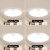 节能 吸顶灯圆形阳台卧室厨房客厅灯具现代简约过道新款 纯白24w直径38cm适合1018