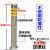 不锈钢防撞柱加厚钢管警示柱车位桩304隔离柱停车地桩201移动立柱 89*600带装饰 螺丝盖