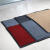 进门口地垫门厅地毯平铺蹭土垫商用吸尘吸水防尘垫子脚垫 三条纹红色 90X60CM
