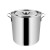 亿箬 厚2.0MM不锈钢桶 外直径45cm 加厚带盖圆桶商用304不锈钢汤桶水桶油桶 条形耳款