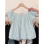 一语时季 YUSHIJI裙裤夏天女套装2024夏季新款小个子裤裙一整套时尚蓝色上衣两件夏 裙子（单件） 2XL建议125135