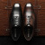 戴丽格严选皮鞋男士商务正装结婚新郎布洛克夏季薄款牛津德比三接头英伦 黑色(标准皮鞋码) 43