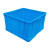 中吉万兴 塑料周转箱正方箱加厚工具箱正方形1号运输收纳箱零件盒五金框筐盒 5号方箱:70.6*70.6*41.3cm