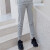 【虎迹严选】2021年春秋女士收口运动长裤棉质透气显瘦韩版有加大特大码 黑色（收口款） XL（建议122斤左右）