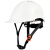 达林韦尔 碳纤维纹路 工地盔 安全帽 ABS工业防砸防撞工程建筑 国标 印字 Q20X亚光白 