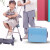 cuby儿童行李箱可坐可骑行拉杆箱懒人遛娃箱子宝宝20英寸旅行登机箱 黑白色遛娃箱+护栏+坐垫 20英寸