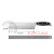 北京双十字片鸭刀片皮烤鸭师专用刀V金VG10夹钢锋利 白色 60°以上 x 19.6cm x 127mm
