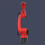 碳钢焊接机器人六轴激光二保弧焊机械手10KG切割电焊机械臂 西瓜红1003四轴蜘蛛手臂展1000