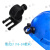 头灯支架 安全帽夹子战术头盔电筒侧灯夹子手电卡扣韩式消防头盔 插式E1(18-24毫米)