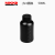 日本NIKKO试剂瓶HDPE塑料瓶圆瓶大口小口黑色避光样品瓶避光液体瓶ASONE亚速旺进口耐酸碱 黑色小口圆瓶 2000ml